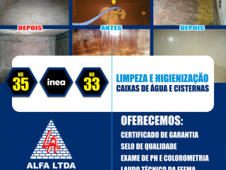 Limpeza E Desinfecção De Cisternas Alfa L.t.d.a.